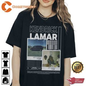 Kendrick Lamar Good Kid Maad City Album Cover Music Concert Shirt