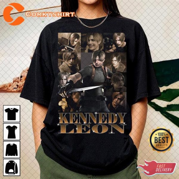 Kennedy Leon Resident Evil 4 Remake Video Game Shirt Gift For Fans