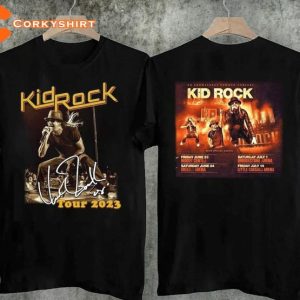 Kid Rock World Tour 2023 Rock Band Music Shirt Anniversary Gift For Fans1