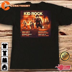 Kid Rock World Tour 2023 Rock Band Music Shirt Anniversary Gift For Fans3