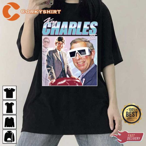 King Charles III 3rd The Third Homage T-shirt