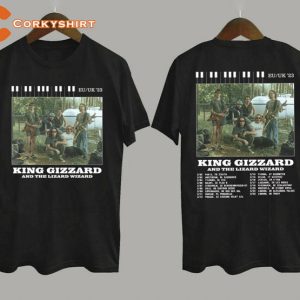 King Gizzard _ The Lizard Wizard EU-UK 2023 Tour T-Shirt1