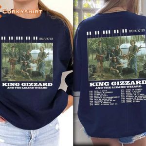King Gizzard _ The Lizard Wizard EU-UK 2023 Tour T-Shirt2