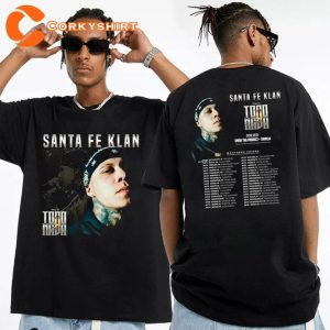 Klan Todo Y Nada Tour 2023 Rapper Santa Fe Klan 2023 Concert Fan Shirt