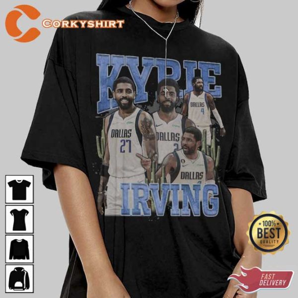 Kyrie Irving Dallas Mavericks Basketball Player T Shirt Design