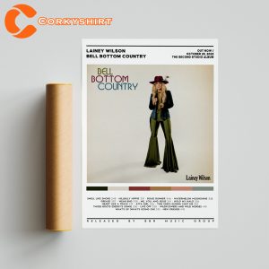 Lainey Wilson Bell Bottom Album Cover Country Music Gift Poster
