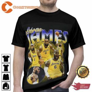 Lakers’ Star LeBron James Unisex Graphic Basketball T-Shirt