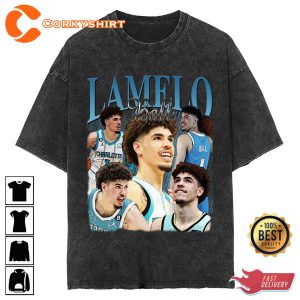 Lamelo Ball Vintage Washed Shirt Point Guard Homage Graphic 1