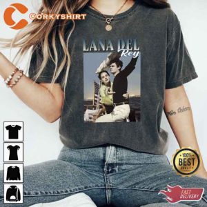 Lana Del Rey Album Unisex Music Festival Concert T-shirt