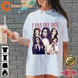 Lana Del Rey Aesthetic 90s Vintage Style Inspired Design Shirt