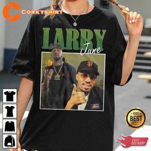 Larry June Orange Print Album Gift For Fan Vintage T shirt