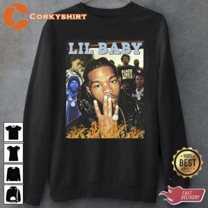 Lil Baby Fire Vintage Dababy Drip Too Hard Unisex T-Shirt