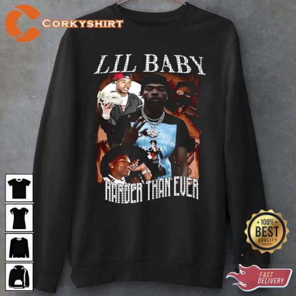 Lil Baby Fire Vintage Dababy Unisex T-Shirt For Men For Women