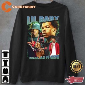 Lil Baby’s New Single Real As It Get Bootleg 90s Hiphop Unisex T-shirt