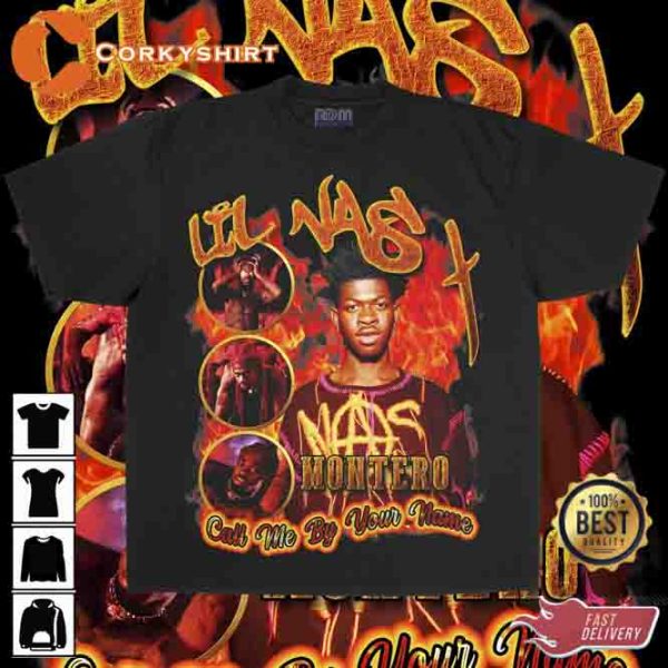Lil Nas X Industry Baby Vintage Graphic Tee Shirt