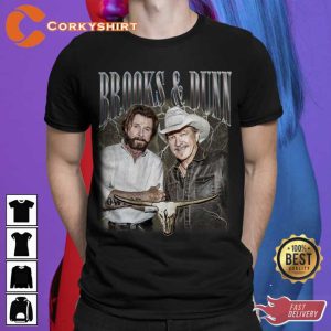 Limited Brooks & Dunn Vintage 90s REBOOT Tour Dates Shirts