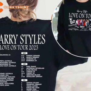 Love On Tour 2023 2 Sides HS Concert Harry House Shirt Gift For Fan