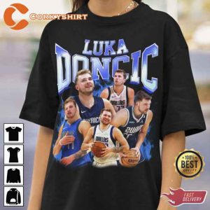 Luka Doncic Dallas Mavericks Basketball Vintage Bootleg T Shirt