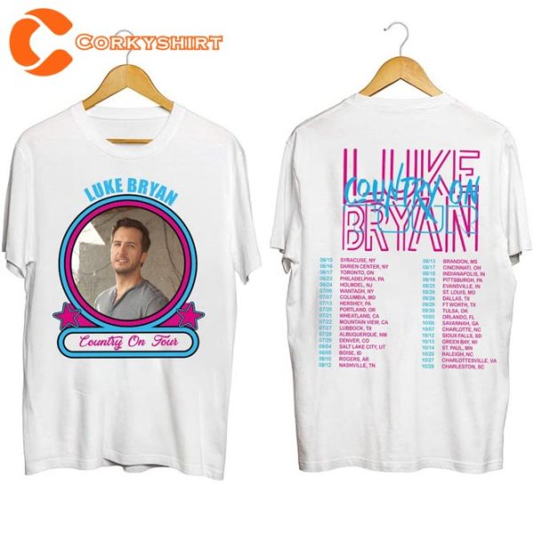 Luke Bryan Country On Tour 2023 Music Concert Shirt For Fans