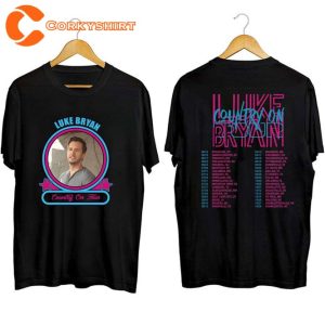 Luke Bryan Country On Tour 2023 Music Concert Shirt For Fans