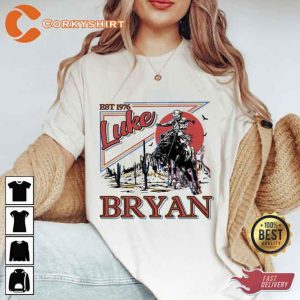 Luke Bryan EST 1976 Cowboy Unisex T-Shirt For Fans