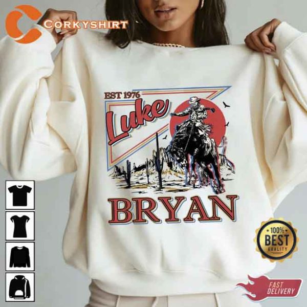 Luke Bryan EST 1976 Cowboy Unisex T-Shirt For Fans