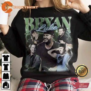 Luke Bryan Vintage Style Country Music Singer Unisex T-Shirt