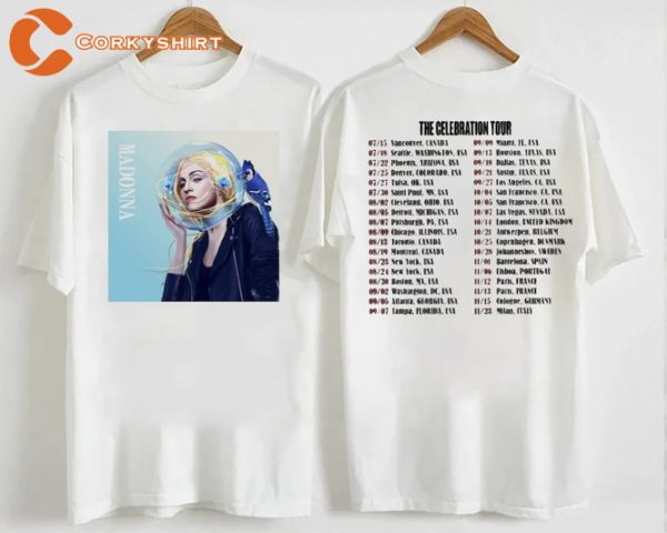 Madonna 2023 The Celebration Tour Merch Unisex Shirt