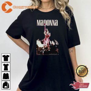Madonna Material Girl Da Queen Of Pop Music Concert Shirt