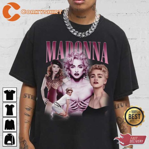 Madonna Music Pop The Queen Vintage Inspired Designed Sweatshirt