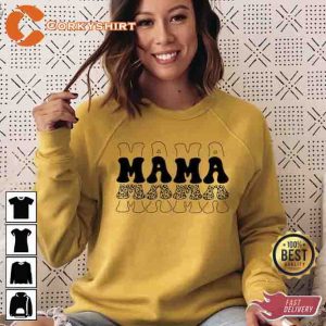 Happy Mothers Day Mama Leopard Holiday Unisex Shirt