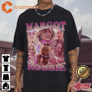 Margot Robbie Barbie Vintage 90s Style Inspired Unisex Shirt