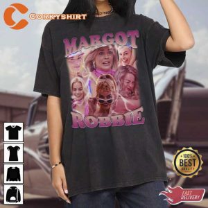 Margot Robbie Barbie Vintage 90s Style Inspired Unisex Shirt