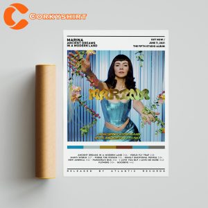 Marina Diamandis Ancient Dreams In A Modern Land Album Cover Poster