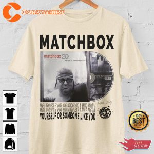 Matchbox 20 Yourself Or Someone Like You Album Cover Concert Shirt