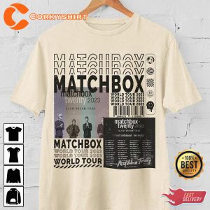 Matchbox Twenty Slow Dream Tour 2023 Music Concert Classic Shirt