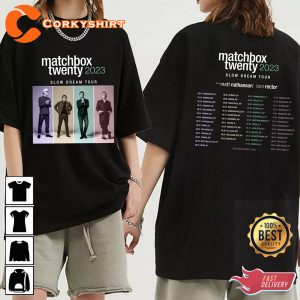 Matchbox Twenty Slow Dream Tour 2023 Summer Concert T-shirt