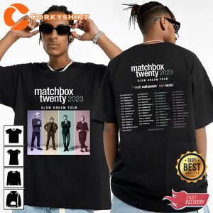 Matchbox Twenty Slow Dream Tour 2023 Summer Concert T-shirt