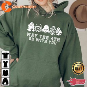 May The Be With You Magic Hoodiestar Wars Hoodiemay T-shirt