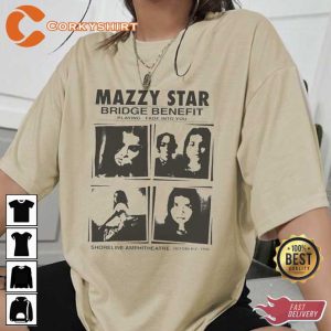 Mazzy Star Bridge Benefit Playing Fade Into You T-Shirt For Fans