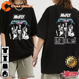 McFly Power to Play Tour 2023 Rock Band Fan 2023 Concert Shirt1