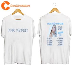 Meg Myers Tzias Arc US Tour 2023 Music Concert Shirt