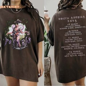 Melanie Portals South American 2023 Tour Music Concert Shirt