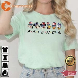 Mickey And Friends 4th Of July Retro Shirt Sweatshirt Hoodie