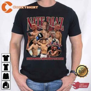 Nate Diaz BJJ Black Belt Vintage Unisex Shirt