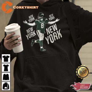 New York Jets Aaron Rodgers King of NY Football T-Shirt