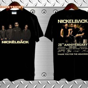 Nickelback Band 1995-2023 Thank You For The Memories Shirt