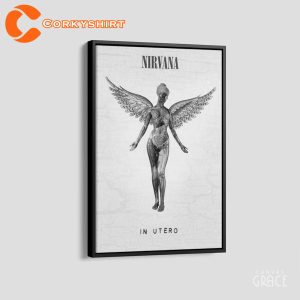 Nirvana In Utero Album Cover Smells Like Nirvana Poster