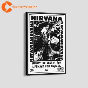 Nirvana Kurt Cobain Thank You For Memories Fan Gift Poster