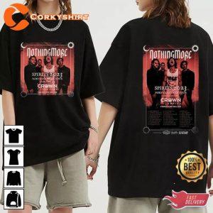 Nothing More with Crown The Empire 2023 Fan Unisex Shirt For Fans1